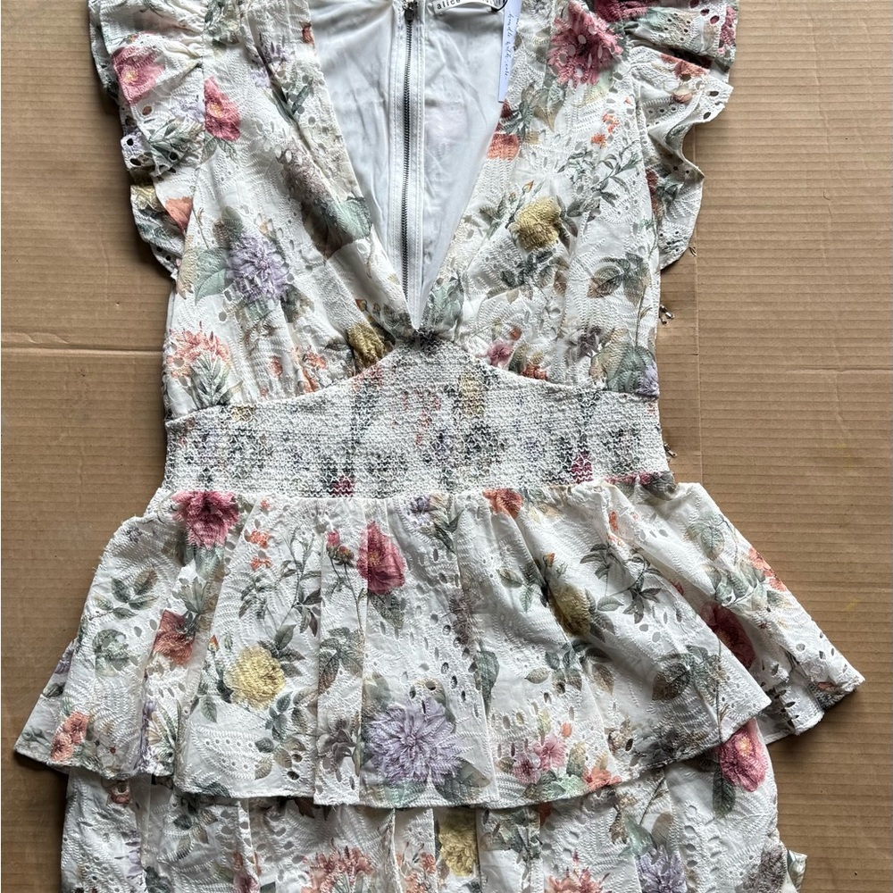 Alice + Olivia Multicolor Floral Dress